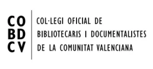 Logotipo del Col·legi Oficial de Bibliotecaris i Documentalistes de la Comunitat Valenciana